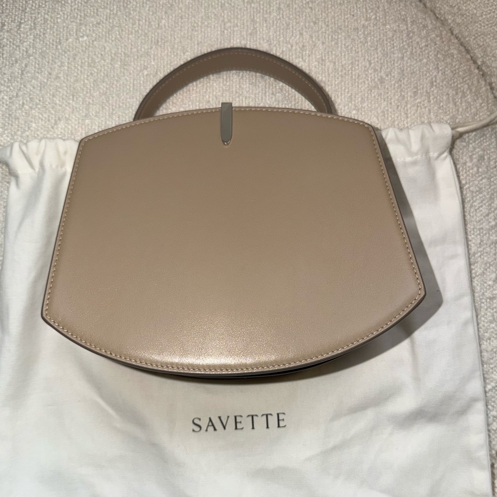 Savette Florence 20 Leather Top Handle Bag (Clay)